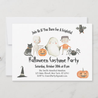 Invitation à la fête d'Halloween Boo Bash - Fête c