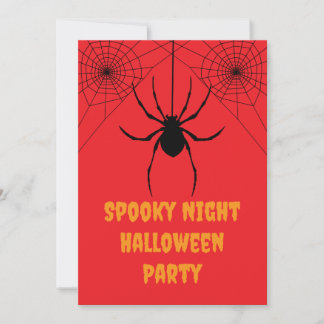 Invitation à la fête d'Halloween effrayante de l'a