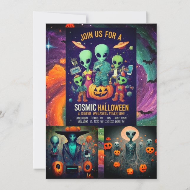 Invitation à la fête d'Halloween pour adultes (Devant)