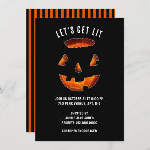 Invitation à la fête d'Halloween pour adultes