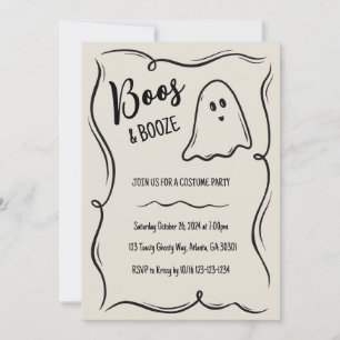 Invitation à la fête d'Halloween pour adultes