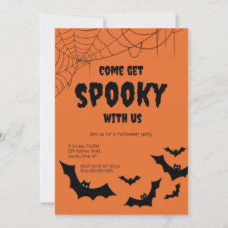 Invitation à la fête d'Halloween pour adultes éffr