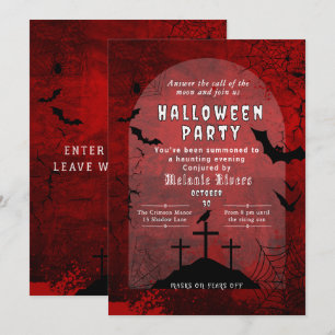 Invitation à la fête d'Halloween pour adultes - Ro