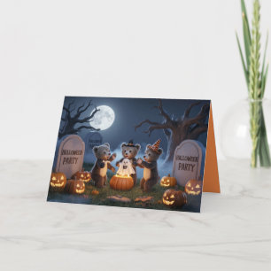 Invitation à la fête d'Halloween pour enfants