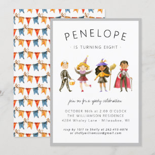 Invitation à la fête d'Halloween pour enfants