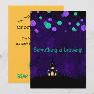 Invitation à la fête d'Halloween : Quelque chose s