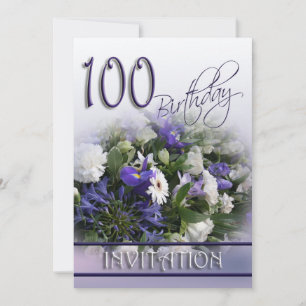 Invitation à la fête du 100e anniversaire - Bouque