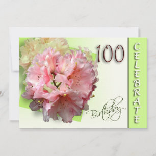Invitation à la fête du 100e anniversaire - Rhodod