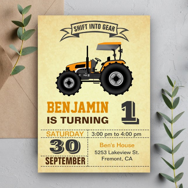 Invitation à la fête du 1er anniversaire du tracte (Créateur téléchargé)