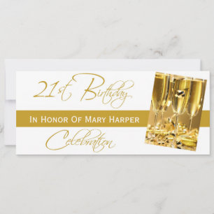 Invitation à la fête du 21e anniversaire