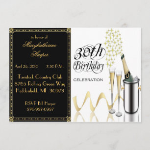 Invitation à la fête du 30e anniversaire