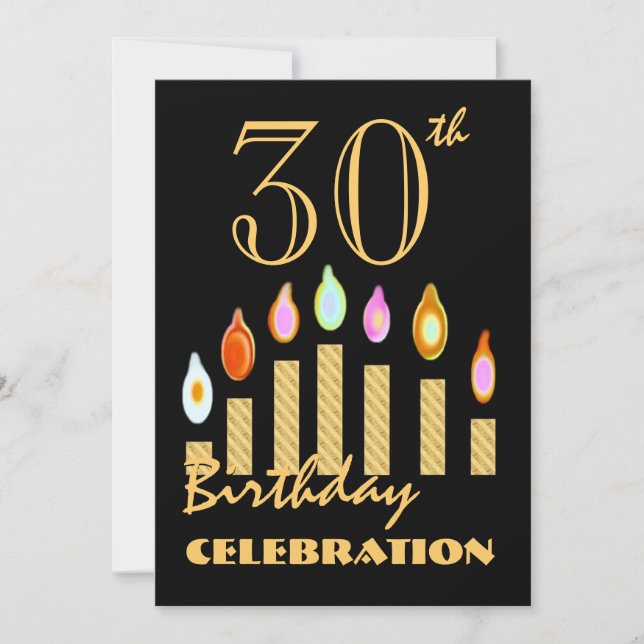 Invitation à la fête du 30e et 39e anniversaire Bo (Devant)