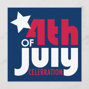 Invitation à la fête du 4 juillet