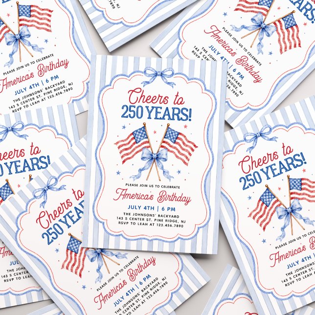 Invitation à la fête du 4 juillet (Créateur téléchargé)
