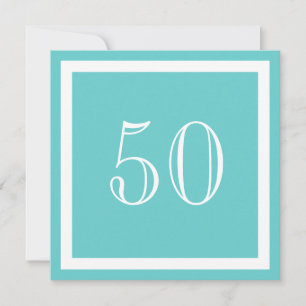 Invitation à la fête du 50e anniversaire - Aqua