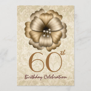 Invitation à la fête du 60e anniversaire Bow
