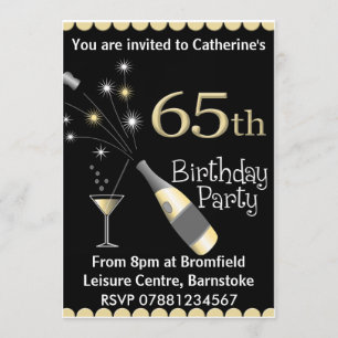 Invitation à la fête du 65e anniversaire