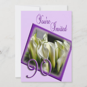 Invitation à la fête du 90e anniversaire - Calla l