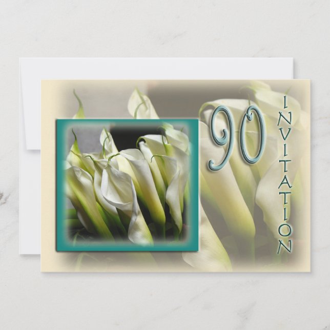 Invitation à la fête du 90e anniversaire - Callas  (Devant)