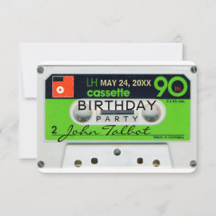 Invitation à la fête du 90e anniversaire de Retro