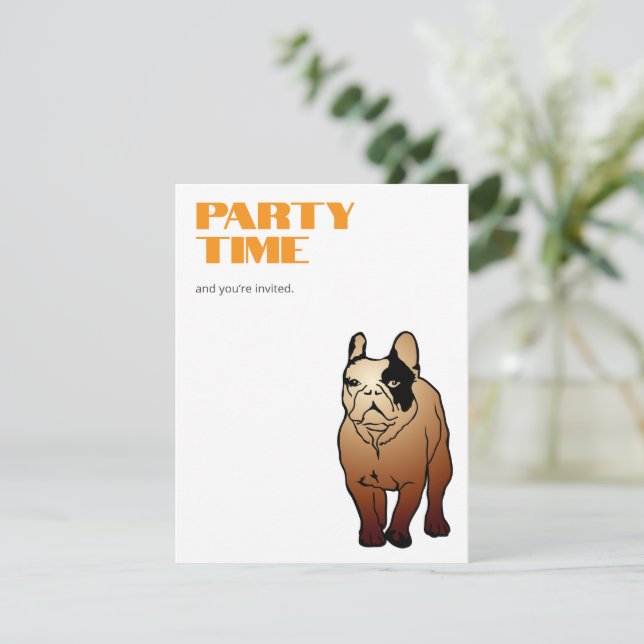 Invitation à la fête du Bouledogue français (Debout devant)