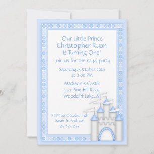 Invitation à la fête du château de Prince