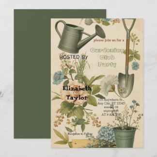 Invitation à la fête du club de jardinage – Fleurs