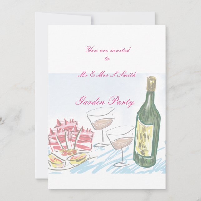 Invitation à la fête du jardin (Devant)