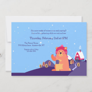 Invitation à la fête du jour de la marmotte
