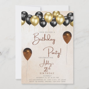 invitation à la fête du jour de naissance