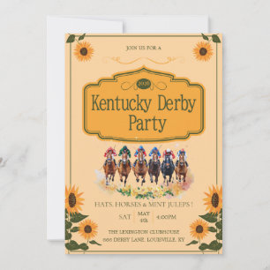 Invitation à la fête du Kentucky Derby Course de c