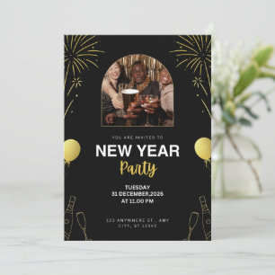 Invitation à la fête du Nouvel An