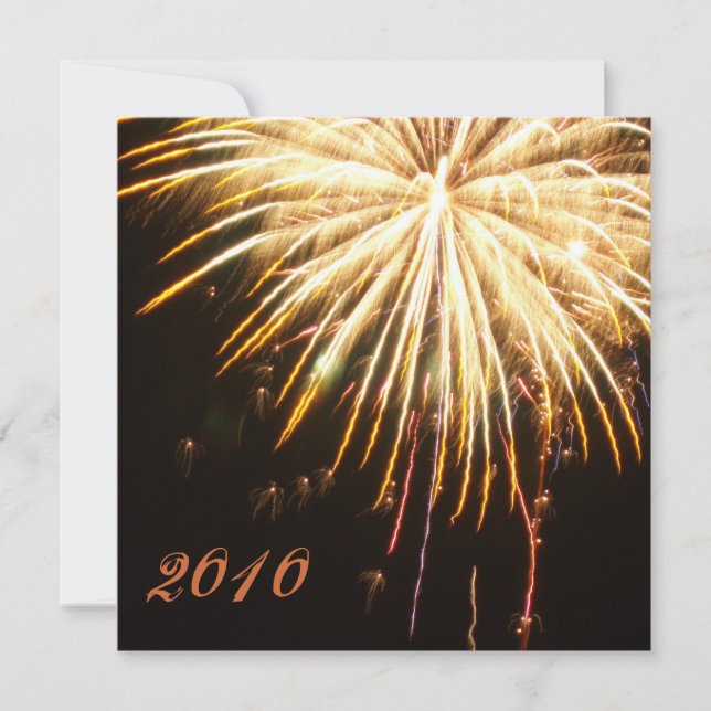 Invitation à la fête du Nouvel An (Devant)