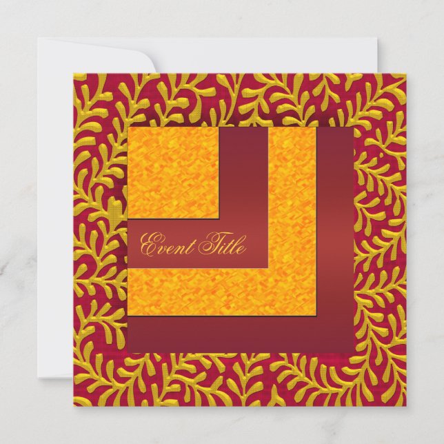 Invitation à la fête du Nouvel An (Devant)