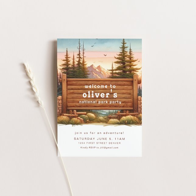 Invitation à la fête du parc national (Créateur téléchargé)