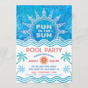 Invitation à la fête du soleil d'été