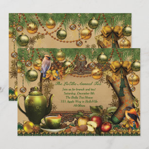 Invitation à la Fête du Thé Noël