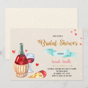 Invitation à la fête du vin et du fromage