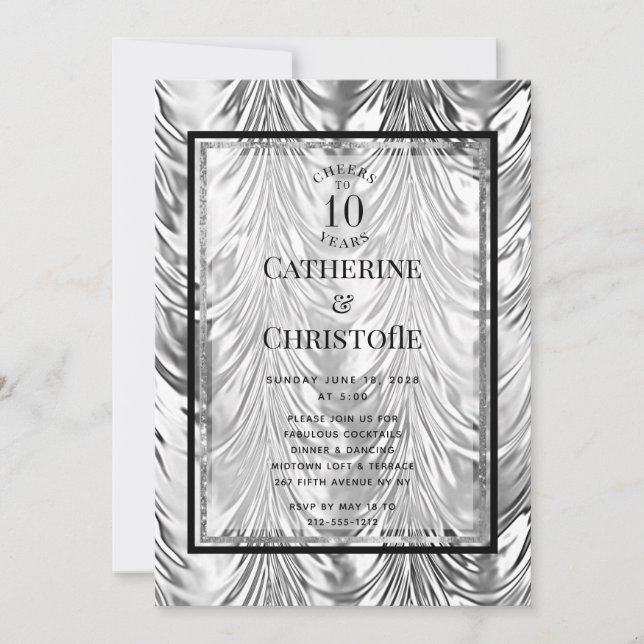 Invitation à la fête du vingt-cinquième anniversai (Devant)