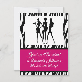 Invitation à la fête du Zèbre rose chaud