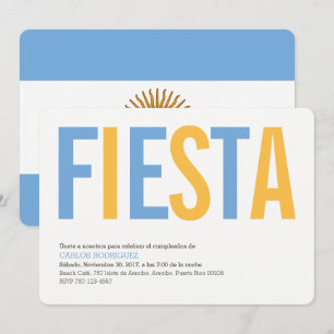 Invitation à la fête en Argentine