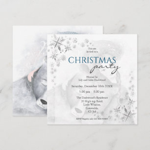 Invitation à la Fête Festive de l'ours et de la fi