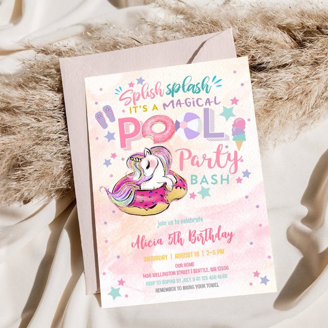 Invitation à la Fête Magique de la Piscine de la L (Créateur téléchargé)