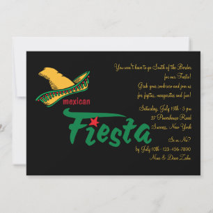 Invitation à la fête mexicaine