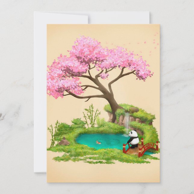 Invitation À La Fête | Panda Lover | Panda de l'ou (Devant)