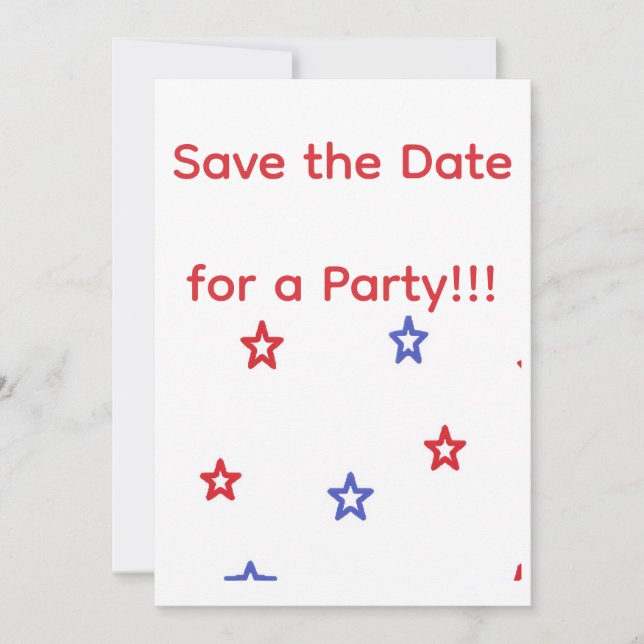 Invitation à la fête patriotique (Devant)