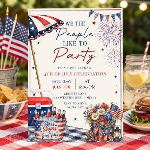 Invitation à la fête patriotique d'été du 4 juille