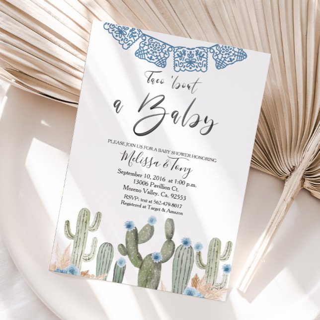 Invitation à la fête prénatale pour bébé garçon Ca (Créateur téléchargé)