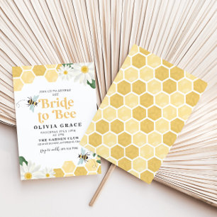 Invitation à la fête prénuptiale Daisy Bride to Be