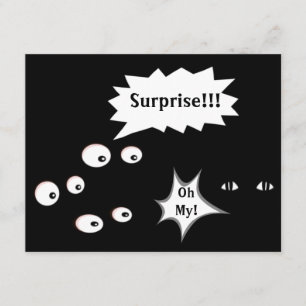 Invitation À La Fête Surprise Dans La Chambre Somb
